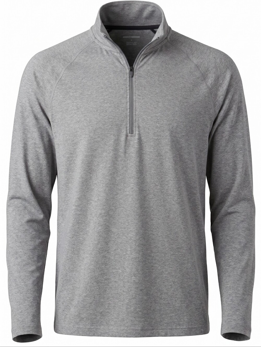 RHONE Men's Light Gray Perforated Performance Top